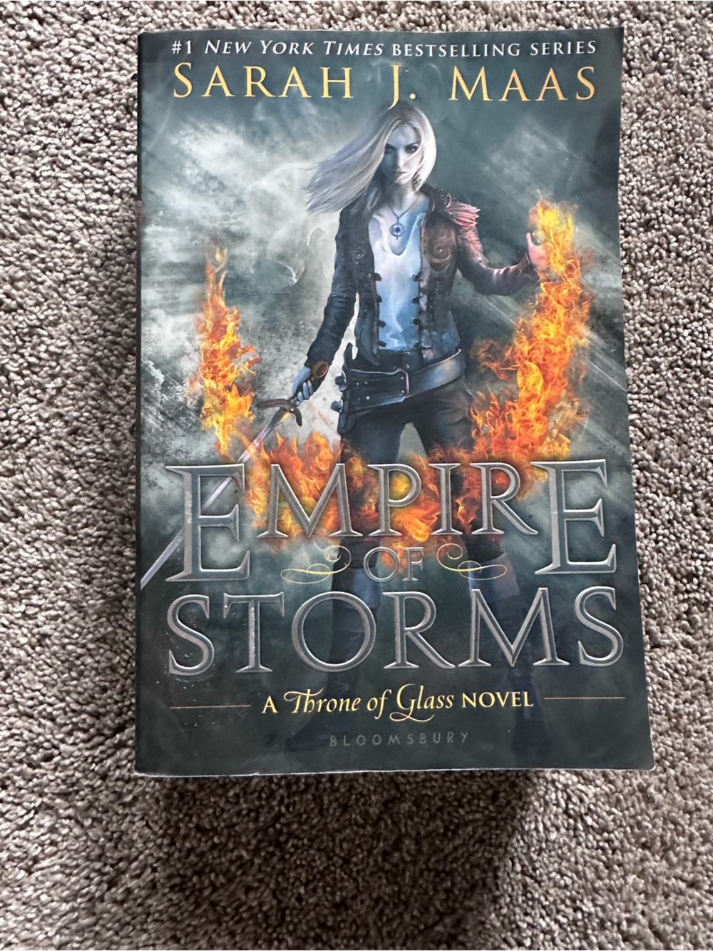 Empire of Storms by Sarah J. Maas --OOP Cover Original Throne of Glass Series